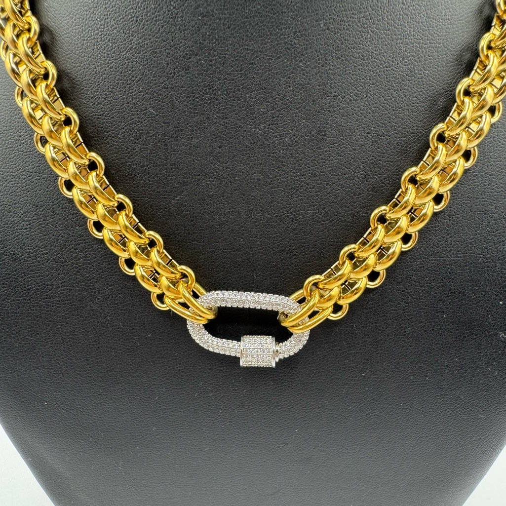 Carabiner Lock Necklace